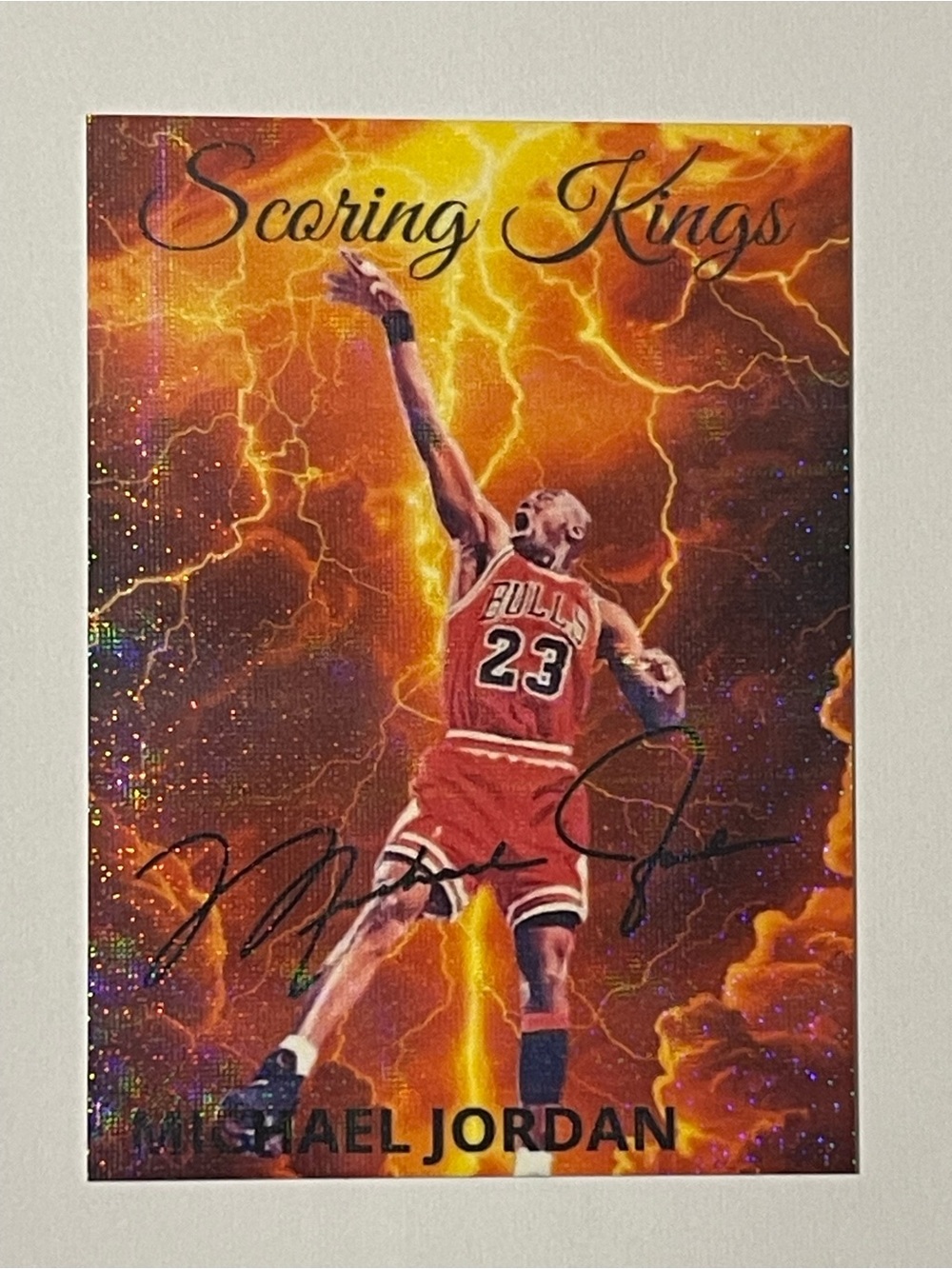 Michael Jordan Scoring Kings Atomic Refractor CUSTOM Card - Rare Limited Edition